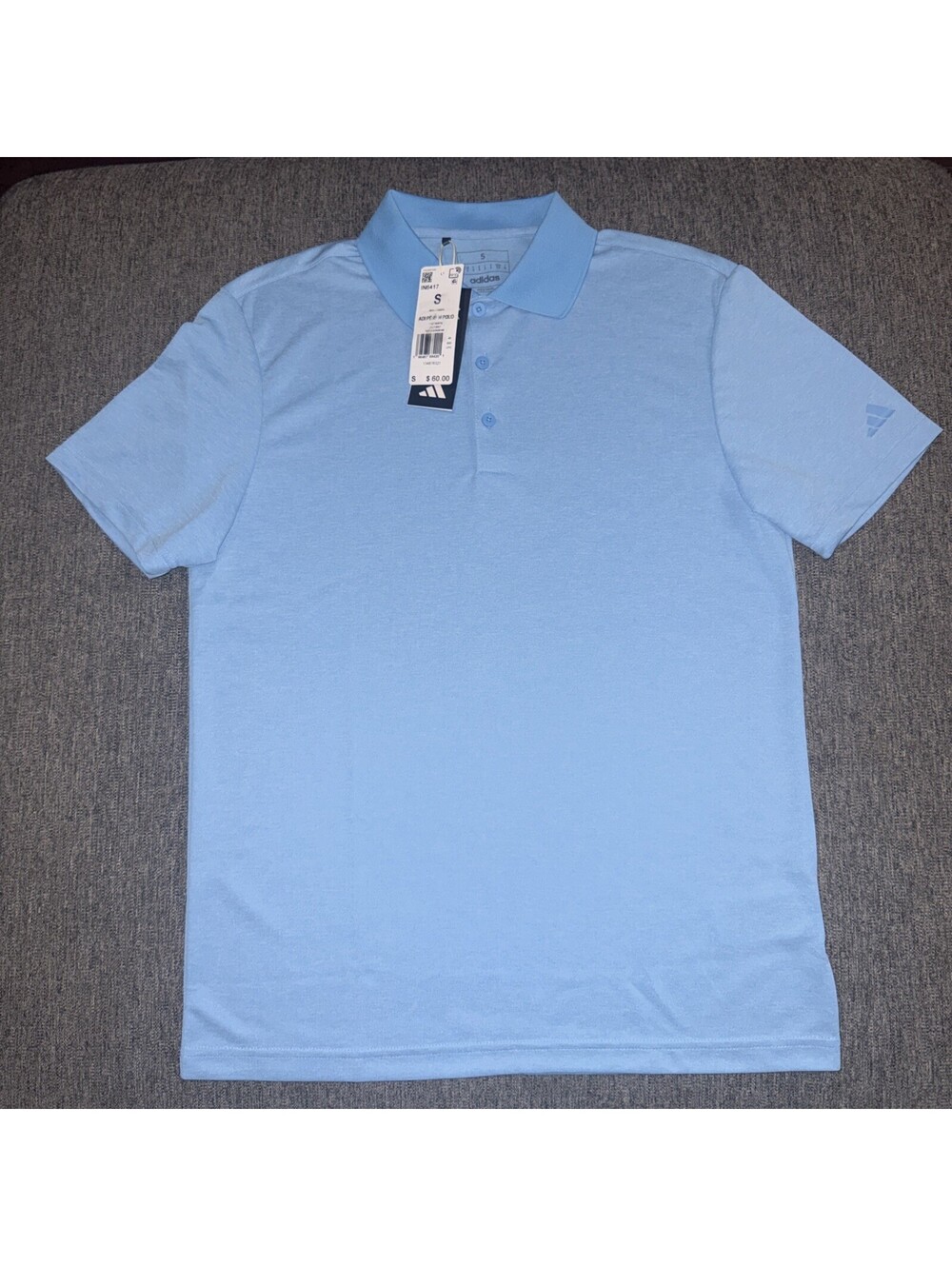 Adidas Golf Men’s Small Polo Shirt IN6417 Blue Burst New